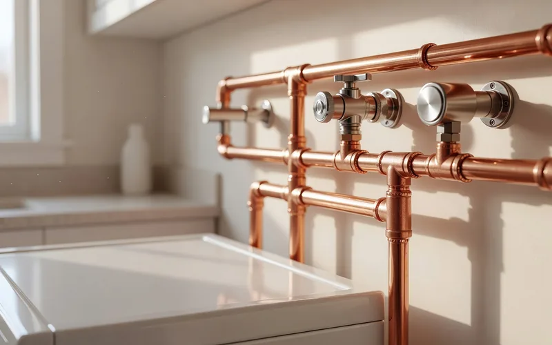 Plumbing service scope; abstract or generic visuals only, no fake customer photos.